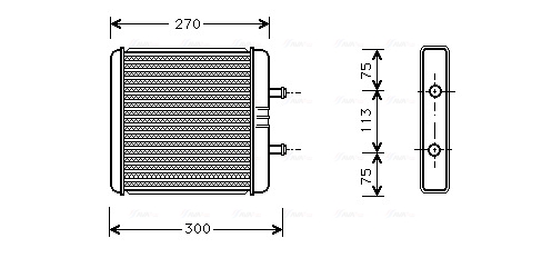 Kachelradiateur Ava Cooling IV6048