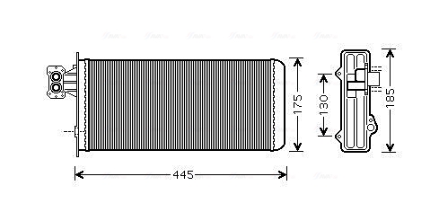 Kachelradiateur Ava Cooling IV6080