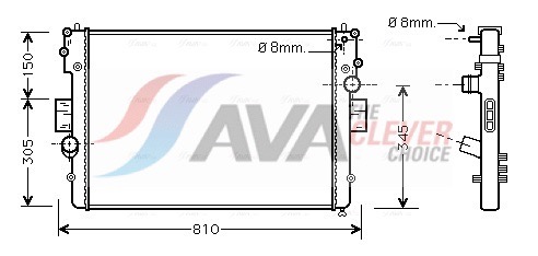 Radiateur Ava Cooling IVA2057