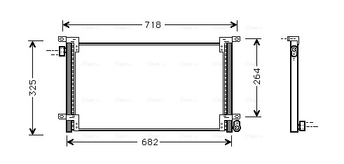 Airco condensor Ava Cooling IVA5044