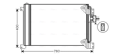 Airco condensor Ava Cooling IVA5081D