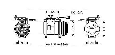 Airco compressor Ava Cooling IVK075