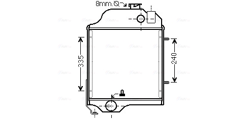 Radiateur Ava Cooling JD2004