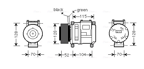 Airco compressor Ava Cooling JDAK022