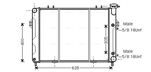 Radiateur Ava Cooling JE2007