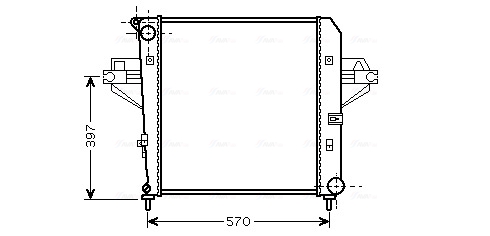 Radiateur Ava Cooling JE2046
