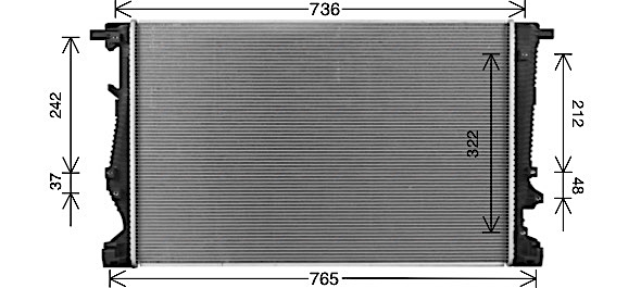 Ava Cooling Radiateur JE2080