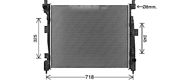 Ava Cooling Radiateur JE2088