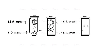 Airco expansieklep Ava Cooling KA1277