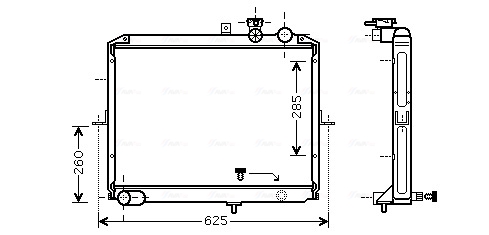 Radiateur Ava Cooling KA2053