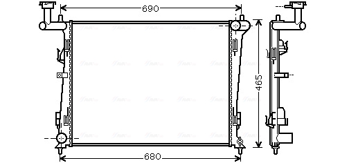 Radiateur Ava Cooling KA2097