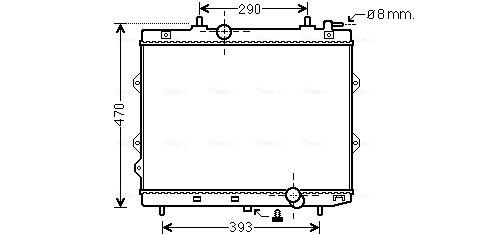 Radiateur Ava Cooling KA2129