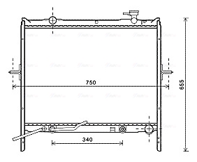 Radiateur Ava Cooling KA2179