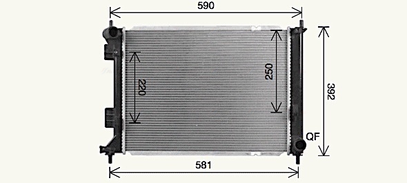 Radiateur Ava Cooling KA2328