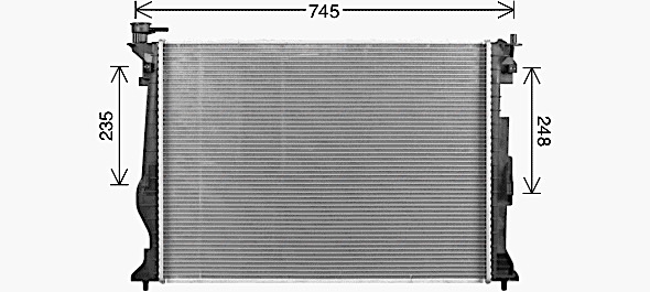 Ava Cooling Radiateur KA2342