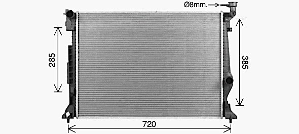 Ava Cooling Radiateur KA2342