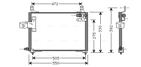 Airco condensor Ava Cooling KA5006