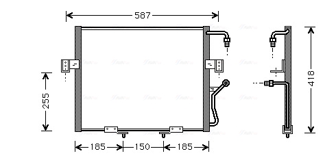 Airco condensor Ava Cooling KA5011