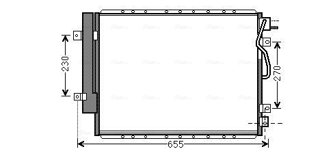 Airco condensor Ava Cooling KA5123D