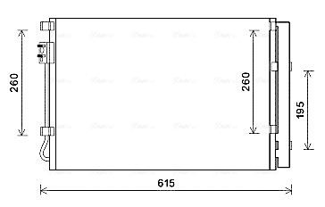 Airco condensor Ava Cooling KA5207D