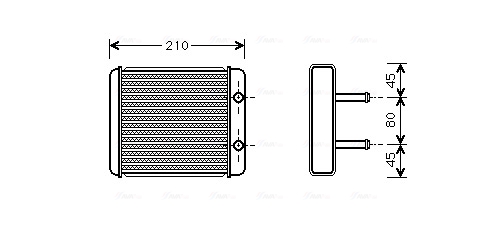 Kachelradiateur Ava Cooling KA6008