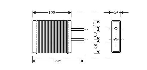 Kachelradiateur Ava Cooling KA6047