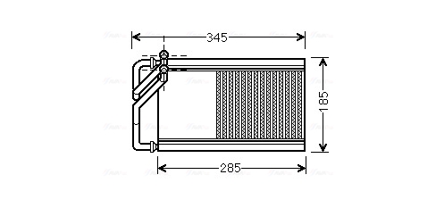 Kachelradiateur Ava Cooling KA6125