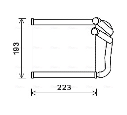 Kachelradiateur Ava Cooling KA6270