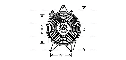 Ventilatorwiel-motorkoeling Ava Cooling KA7511