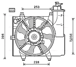 Ventilatorwiel-motorkoeling Ava Cooling KA7528