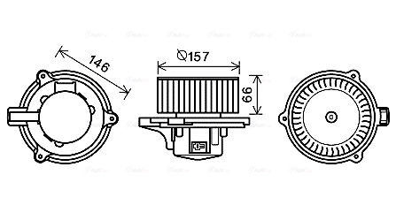 Kachelventilator Ava Cooling KA8250