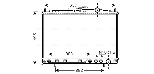 Radiateur Ava Cooling KAA2038