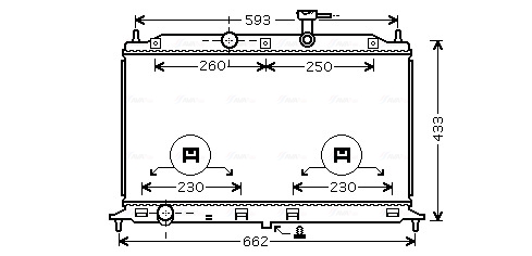Radiateur Ava Cooling KAA2077