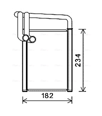 Kachelradiateur Ava Cooling KAA6259