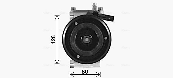 Ava Cooling Airco compressor KAAK336