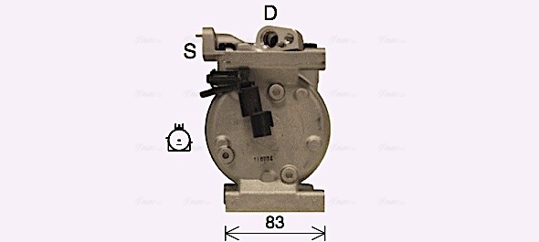 Ava Cooling Airco compressor KAK298