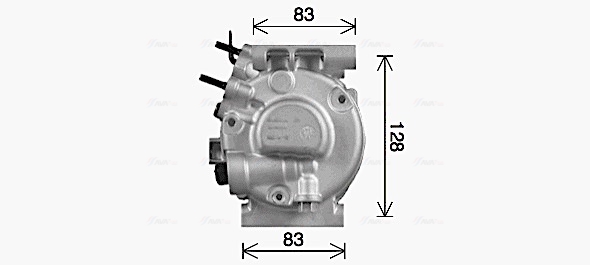 Ava Cooling Airco compressor KAK326