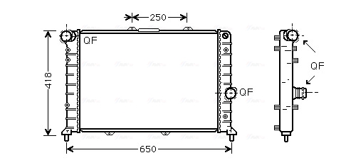 Radiateur Ava Cooling LC2079