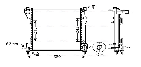 Radiateur Ava Cooling LC2098