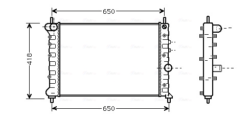 Radiateur Ava Cooling LCA2078