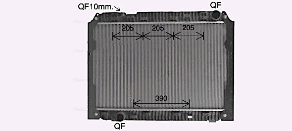 Radiateur Ava Cooling ME2331