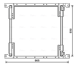 Airco condensor Ava Cooling ME5289