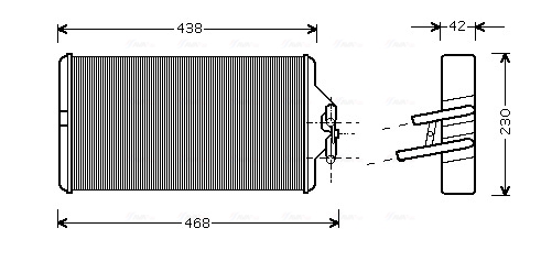 Kachelradiateur Ava Cooling ME6187