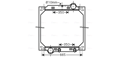Radiateur Ava Cooling MEA2222
