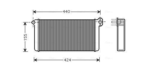 Kachelradiateur Ava Cooling MEA6192