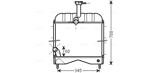 Radiateur Ava Cooling MF2011