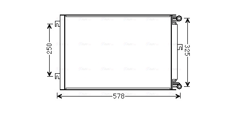 Airco condensor Ava Cooling MF5050