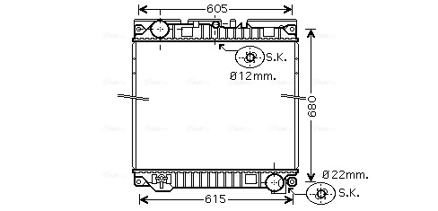 Radiateur Ava Cooling MN2042