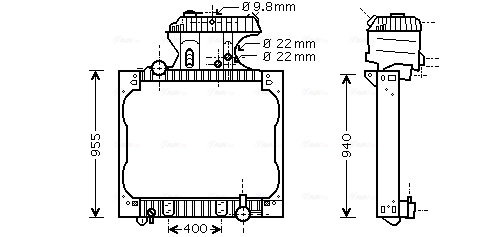 Radiateur Ava Cooling MN2043