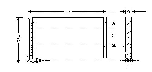 Airco condensor Ava Cooling MN5013